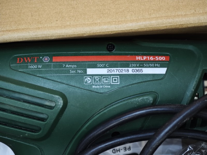 Строительный фен DWT HLP16-500